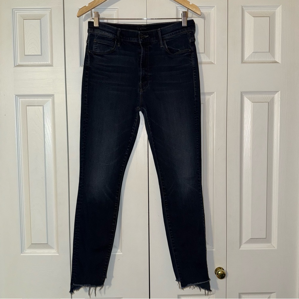 Mother the stunner zip two step fray high rise Jean size 30/L28 - Picture 2 of 16